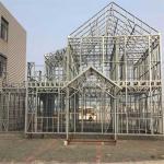 Modern Prefab Steel Warehouse Buildings , Light Metal Building Construction