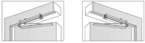 EN2-4 En1-5 Cam Action Slide Rail Door Closer Fire Rated UL Listed 120Kgs 120 Degrees 3 Hours