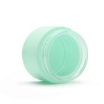 White Screw Lids Empty 50g Cosmetic Glass Jar Matte Painting