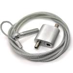 Wire Rope Suspension Kit V - Fit Snap Hook Looping Cable Gripper For Ventilation