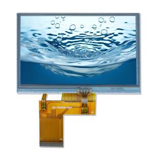 Quality 4.3 Inch LCD Touch Panel 480*272 RGB40 Resistive Touch Screen 300 Nits wholesale