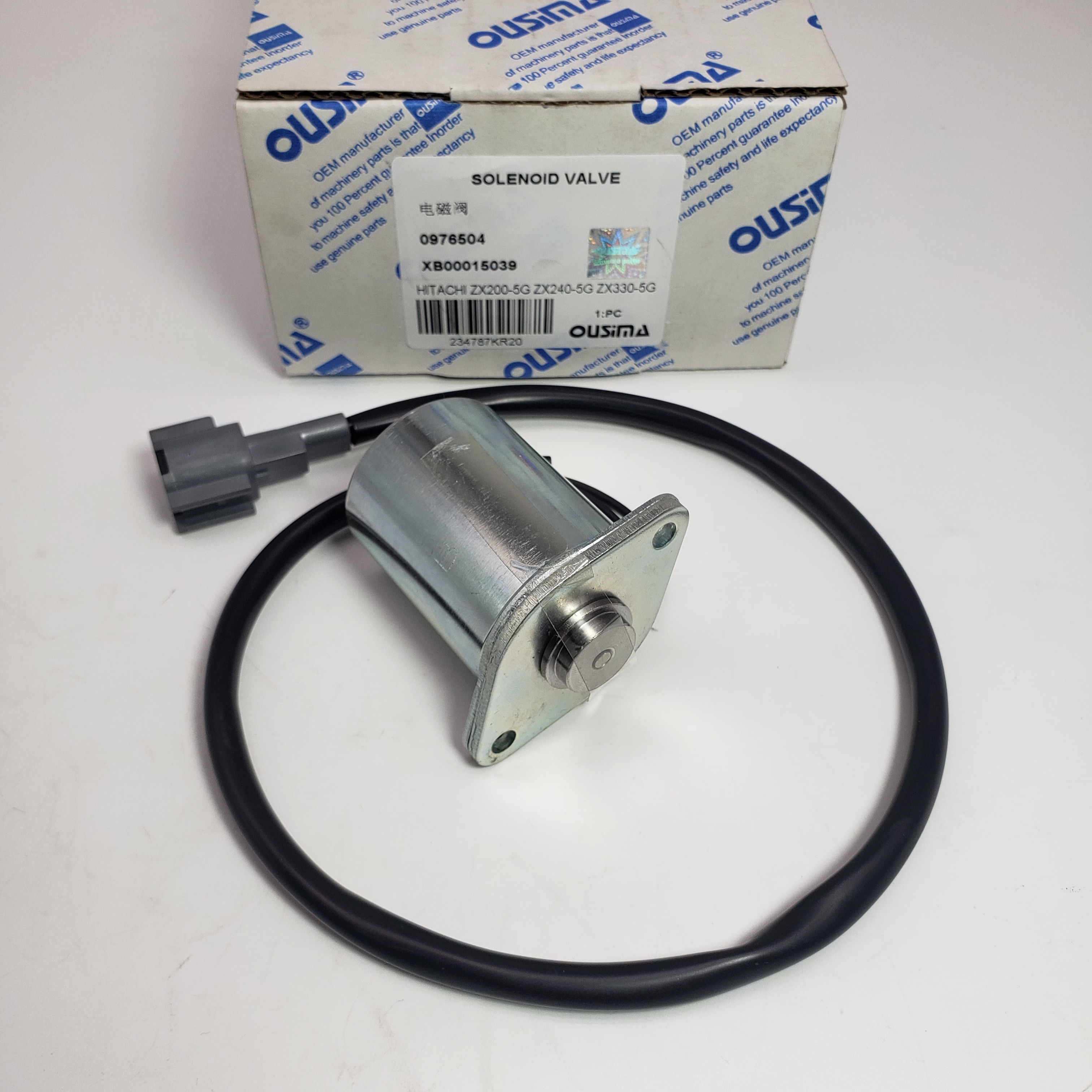 Solenoid Valve 0976504 XB00015039 For HITACHI ZAXI240-3 ZAXIS330-3 ZAXIS450LC-3