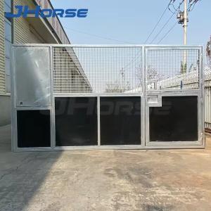 Quality Steel Frame Weatherproof Galvanized Surface Or Powder Coated European Style Horse Stable Panel wholesale
