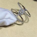 full diamonds ring 18kt gold with yellow gold or white gold