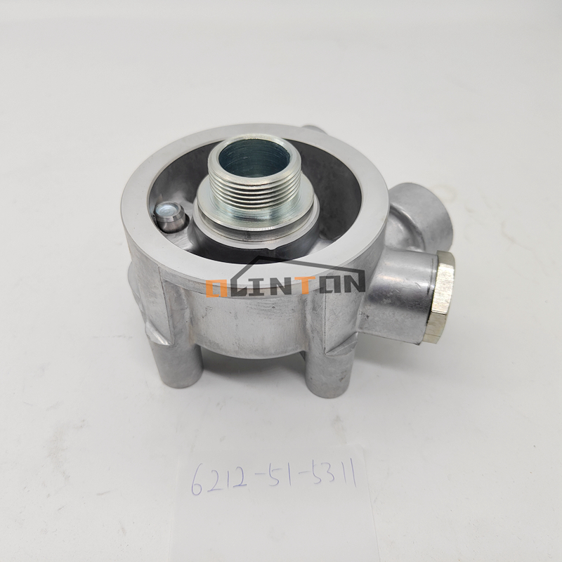 OIL FILTER HEAD 6212-51-5301 for PC400-6 Excavator SAA6D125E-2 Engine 6212-51-5311