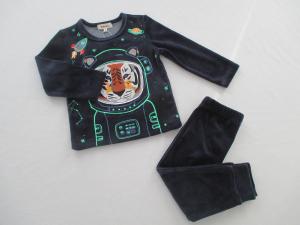 Quality Long Sleeves Baby Boy 2pcs Set Cotton Jersey Yarn Dyed wholesale