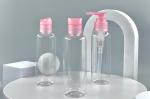 PET Plastic Bottle and Cream Jar Travel Set for Packaging Cosmetics Skincare