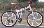 Fork Suspension 26×1.95 Aluminum Folding Mountain Bike