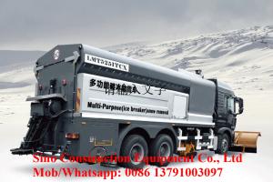 Quality 6x4 Multi Purpose 6m3 12m3 Ice Breaker Snow Removal Truck wholesale