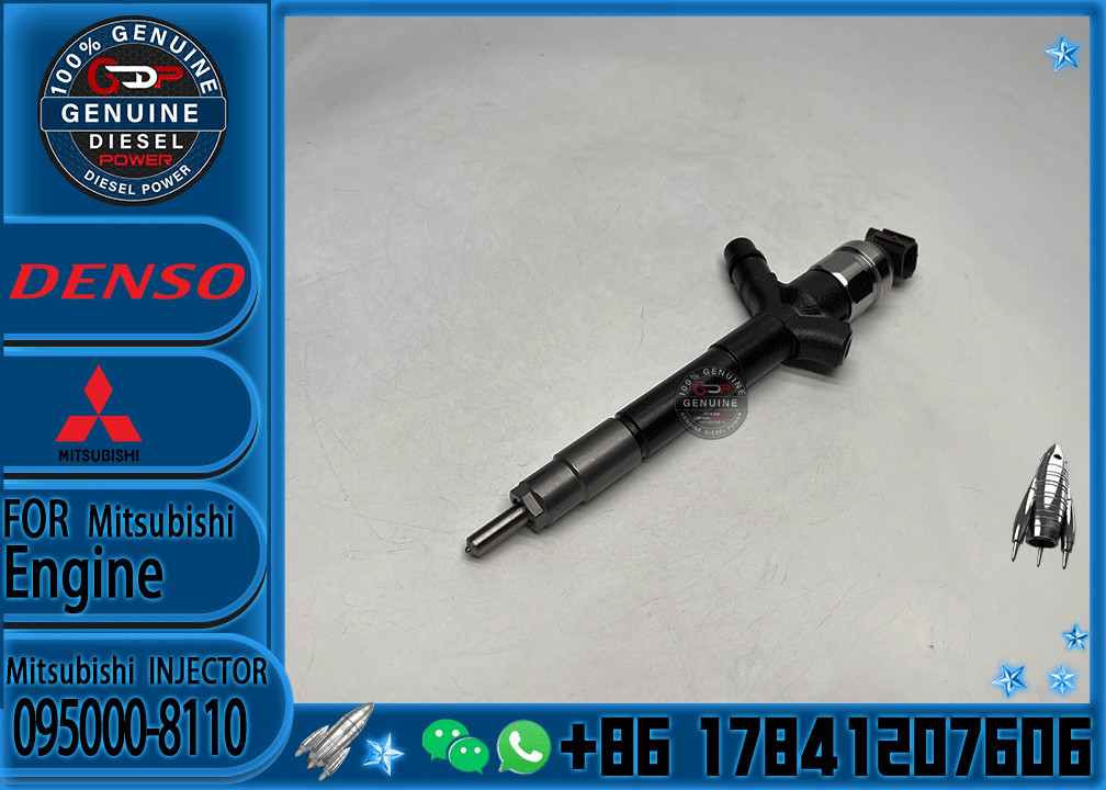 Diesel Fuel Injector 095000-8110 1465A307 0950008110 for 1KD 2KD Original Fuel Injector