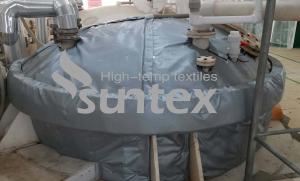 Quality Silicone Rubber Coated Thermal Insulation Fabric for Removable Cover wholesale