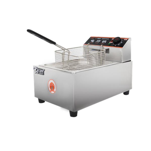 Stainless Steel Single Tank Tabletop Electric Deep Fryers 5L Deep Fat Fryer