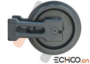 Quality Single Flange Hitachi ZX33U-3 Front Idler / Idler Pulley Strong Pressure Resistant wholesale