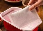 PET Nonwovens For The Packaging Of Foodstuffs In Automatically Heated Packages
