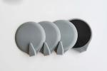 Factory wholesale round 65mm tens electrodes silicon pad medical conductive