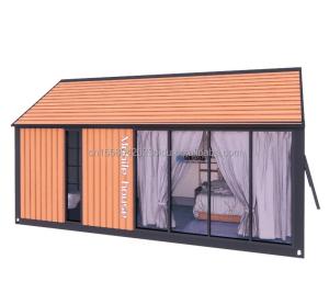 Quality Experience the Ultimate Comfort in a 2-Bedroom Wooden House Hotel with Wall 50/75/100mm Wave Sandwich Panel wholesale