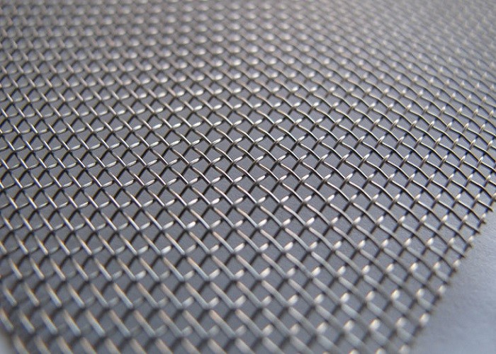 Width 0.2-2.5m Woven Wire Mesh Screen With Test Report Available
