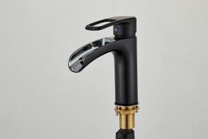 Quality Black 314SUS Electroplating Wash Basin Faucet wholesale