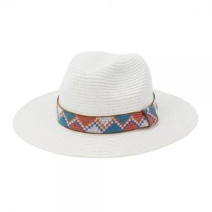 Quality Made in China Superior Quality Multi Colour Sunscreen Black Straw Hat for Woman wholesale