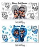 UV DTF Wraps 16oz 20oz 24oz Transfers Cartoon Christmas UV DTF