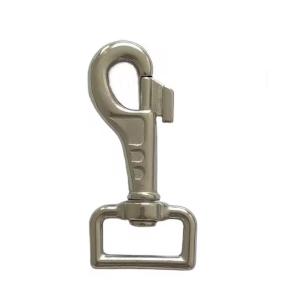 Quality Stainless Steel Eye Bolt Swivel Square Keyring Snap End Hook wholesale