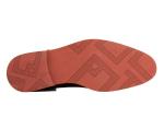 Adult Breathable Flats Lace Up Casual Shoes , Round Toe Brown Suede Driving