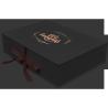 Buy cheap Cardboard CMYK Black Custom Hair Extension Boxes , ODM 5x7 Gift Box from wholesalers