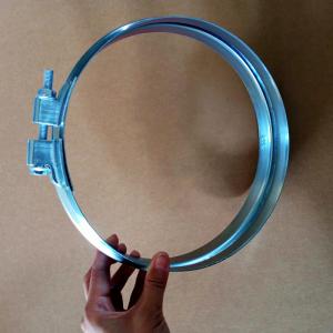 Quality Ventilation Air Duct Metal Steel Galvanized Pipe Bolt Wide Clamp wholesale