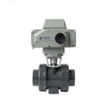 PVC Electric Ball Valve for Water Acid and Corrosive Liquid