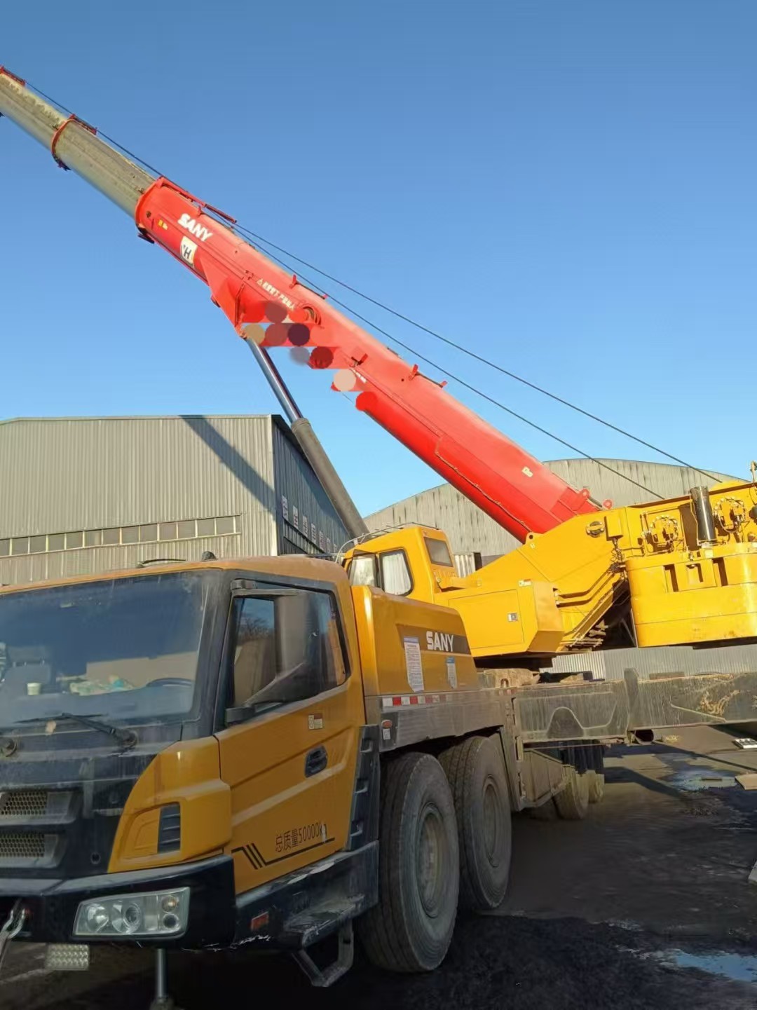80ton Lifting Capacity Hoist Crane Truck Crane STC800E6 Top Choice for Construction Projects