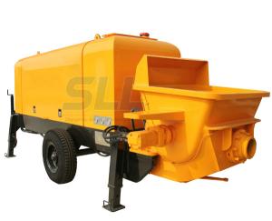 Quality Mini Hydraulic Concrete Mixer Pump , Trailer Mounted Electric Concrete Pump wholesale