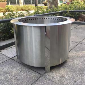 Quality Party 304 Stainless Steel Bonfire Pit Garden Smokeless Wood Fireplace wholesale