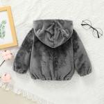 Casual Cartoon Baby Hooded Top Coat Winter Children'S Clothing