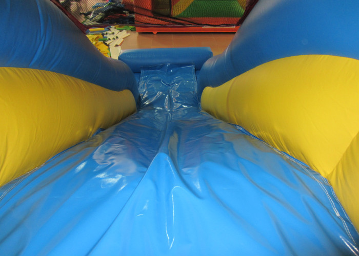 Classic inflatable combo for sale PVC inflatable jumping house with slide inflatable football sport game multi-play jump