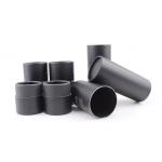 Black Cardboard Tube Boxes for Essential Oil Dropper Bottles Cosmetic Packaging