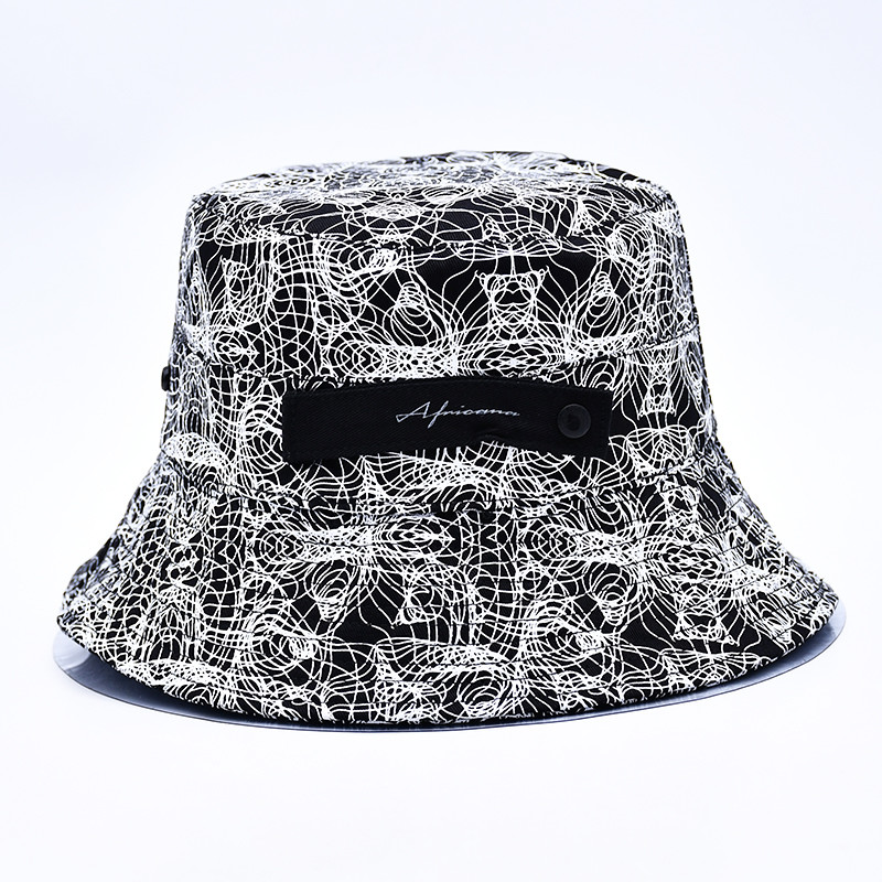 Sublimation Printed Bucket Hats Custom All Over Print Bucket Hat Pattern Embroidered Logo For Women