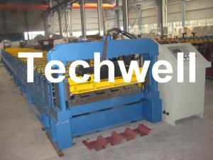 Quality 13 - 20 Forming Station Roof Wall Roll Forming Machine for Metal Roofing Sheet TW-RWM wholesale