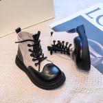 Durable Boys Leather School Shoes Round Toe and Laces for Added Comfort