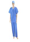 Breathable Medical Isolation Gowns Alkali Resistant For Hospital / Clinic