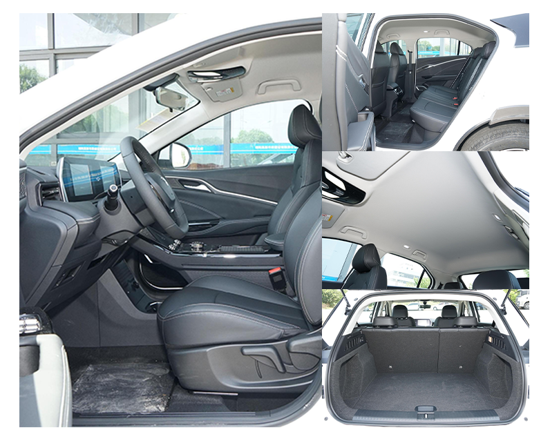 Compact Hozon Neta U SUV 5 Seater 5 Door Leather Steering Wheel
