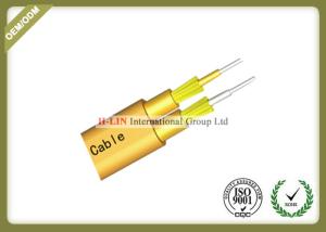 Quality Flat Twin Duplex Indoor Fiber Optic Cable With Inner Outer Sheath For Telecommunication wholesale