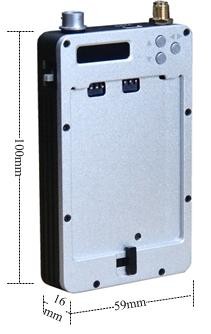 NLOS 5~10KM HDMI+CVBS/CVBS H.264 1080P portable Micro cofdm transmitter for video link