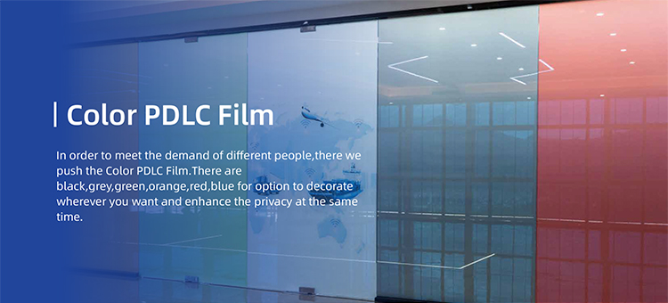 Color Changing Privacy Screen Window Film Flat Curved for Kitchen and Hotel