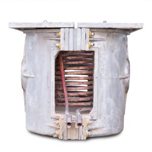 Quality 1 Ton Capacity Metal Foundry Melting Pot Steel Iron Electric Smelting Furnace Aluminium Melting Furnace Industrial Furnace wholesale
