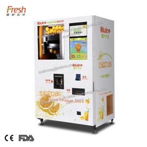 Quality white color VA1 220V orange juice vending machine for supermarket wholesale