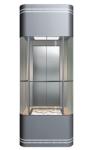 1600KG AC VVVF Panoramic Elevator