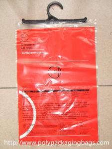 Quality Custom LDPE Plastic Hanger Bags Clothes Packaging Poly Bags wholesale