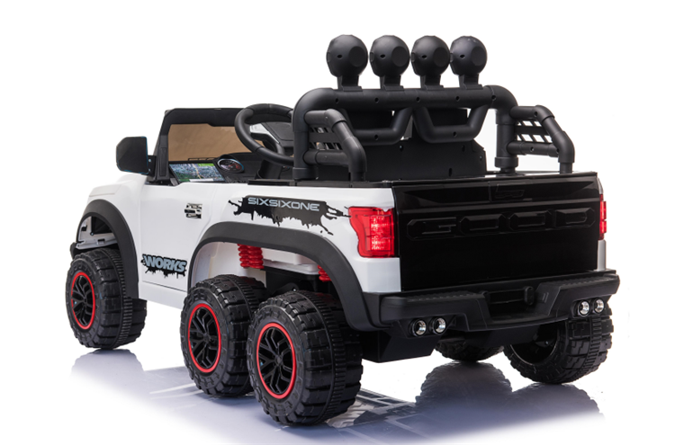 Newest 2022 6 Wheels Classic Electric Big Sized 2 Seater Ride-on Car for 3-8 Year Olds