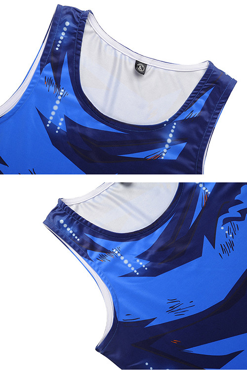 Custom Son Goku Anime Dragon Ball Clothes Men Running Sportswear