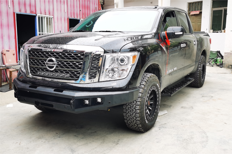 Front Bumper Plate Fit For Nissan Titan 210*66*75CM Off Road Car Parts Accessories